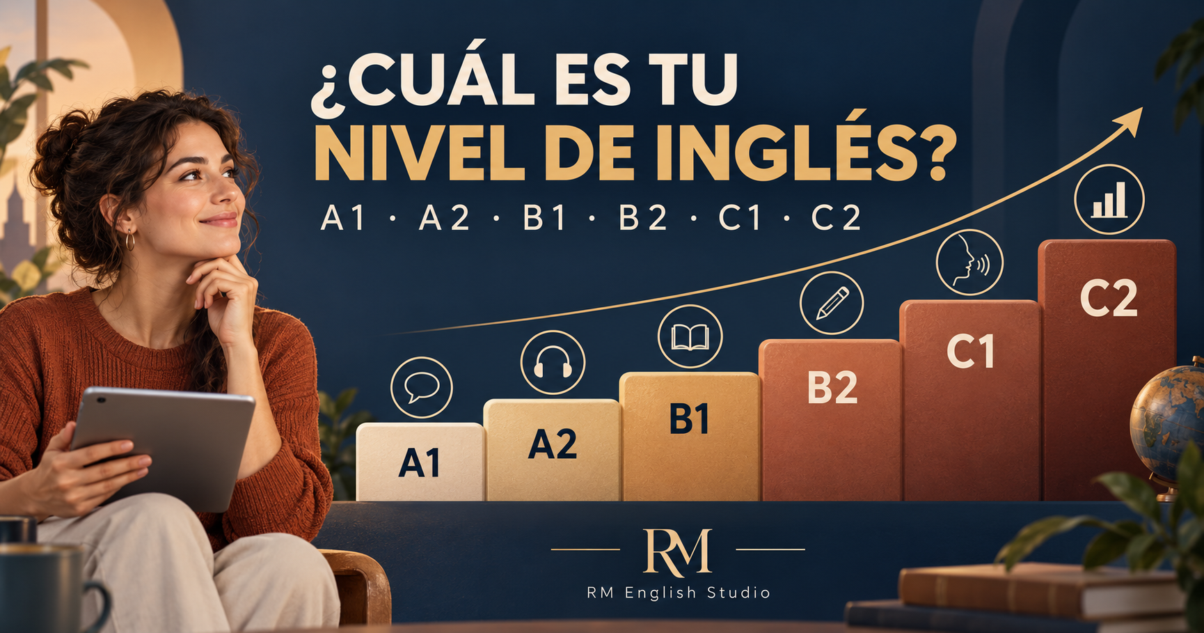 ¿Cuál es mi nivel de inglés? Guía para entender los niveles A1, A2, B1, B2, C1 y C2 cual es mi nivel de ingles